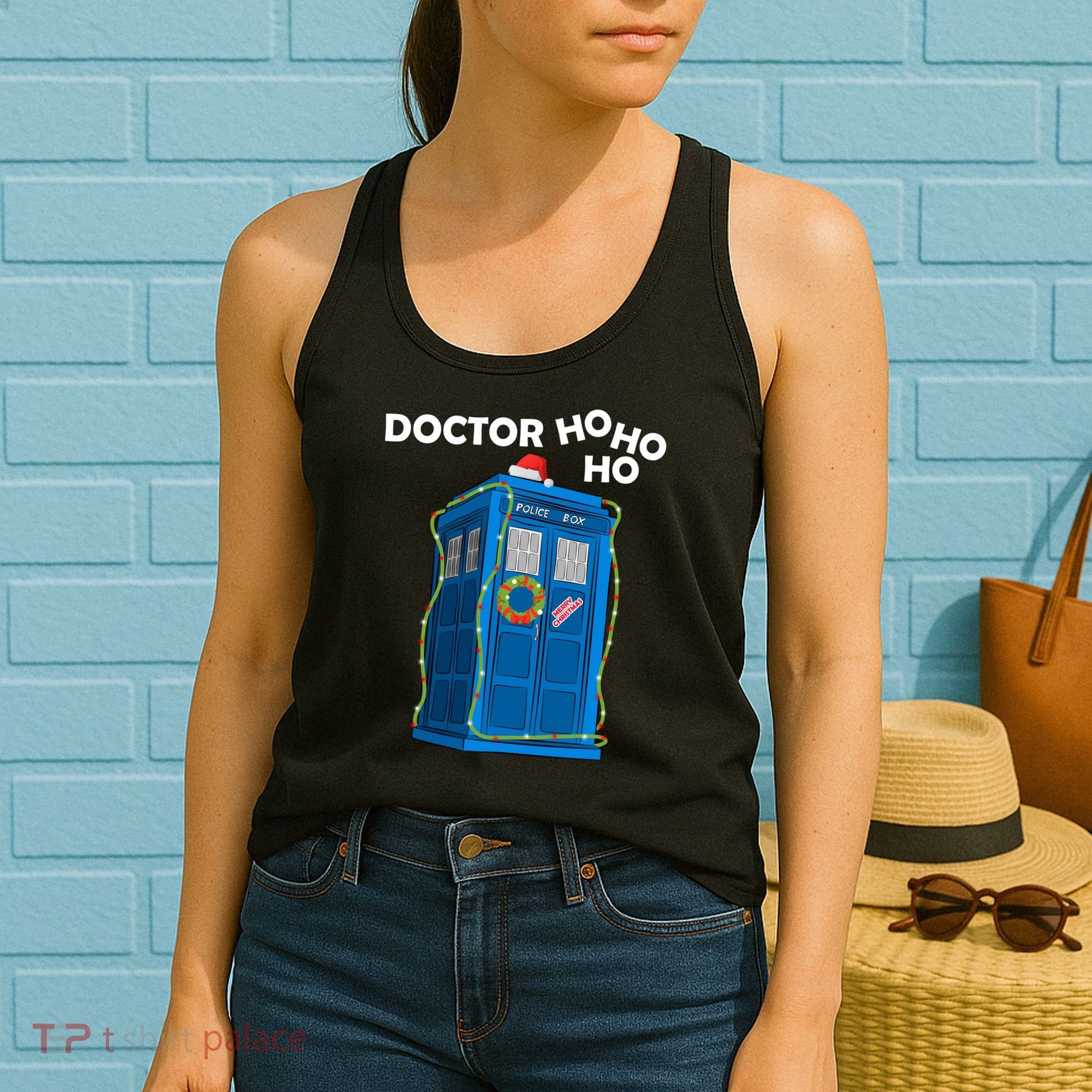 Doctor Ho Ho Ho Funny Christmas Women's Tank Top