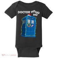 Doctor Ho Ho Ho Funny Christmas Baby Bodysuit thumb 0
