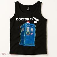 Doctor Ho Ho Ho Funny Christmas Tank Top thumb 2