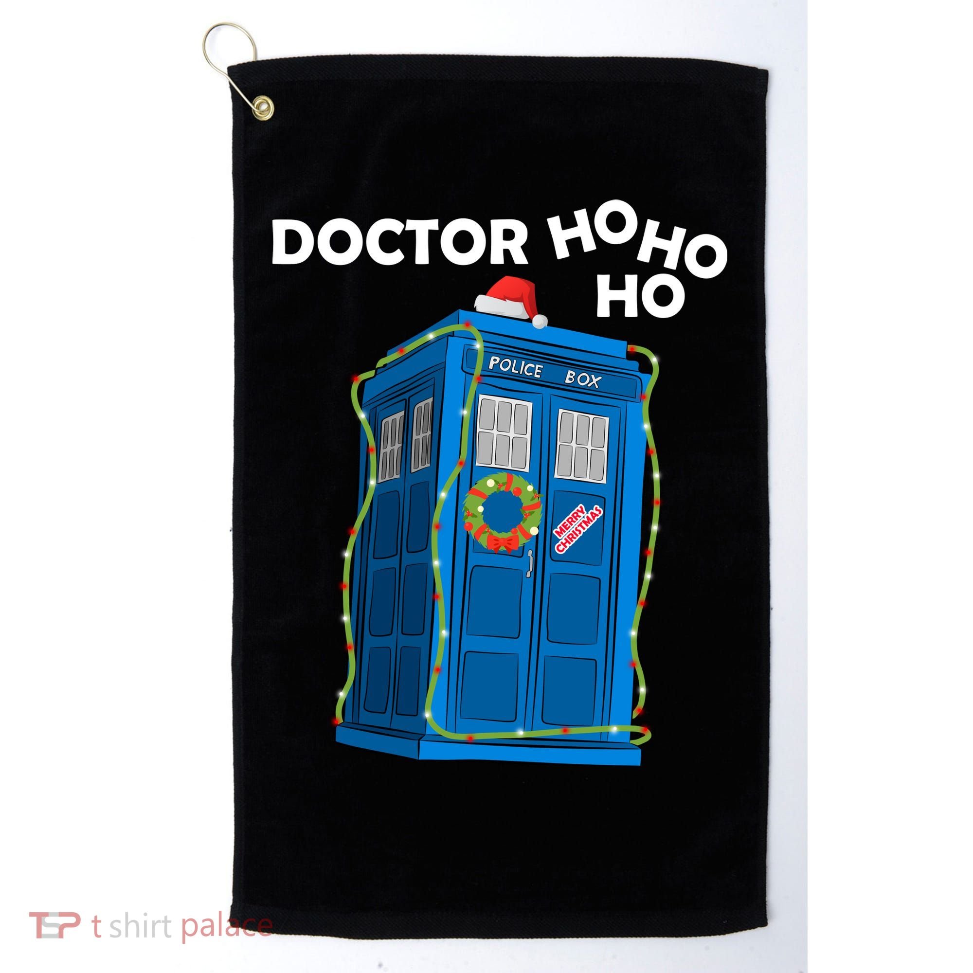 Doctor Ho Ho Ho Funny Christmas Golf Towel