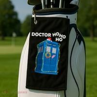 Doctor Ho Ho Ho Funny Christmas Golf Towel thumb 2