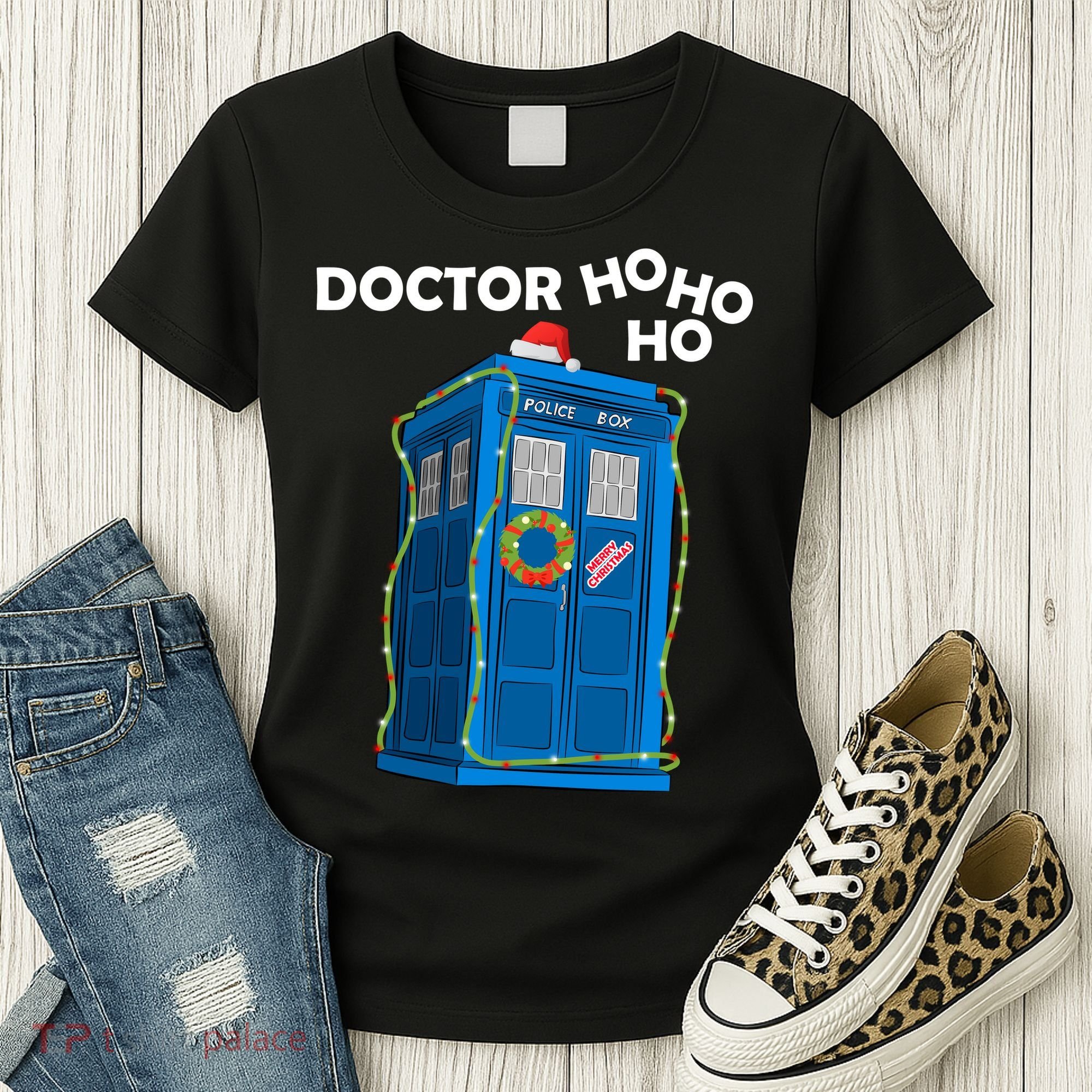Doctor Ho Ho Ho Funny Christmas Women's T-Shirt