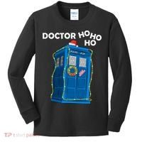 Doctor Ho Ho Ho Funny Christmas Kids Long Sleeve Shirt thumb 0