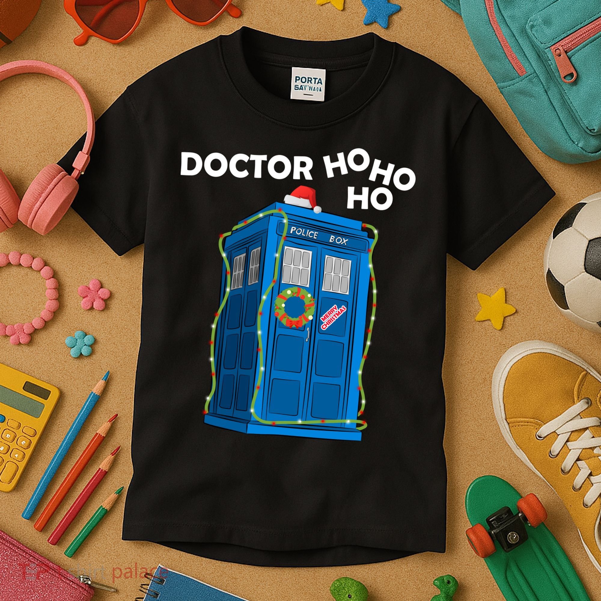 Doctor Ho Ho Ho Funny Christmas Kids T-Shirt