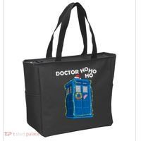 Doctor Ho Ho Ho Funny Christmas Tote Bag thumb 2