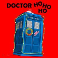 Doctor Ho Ho Ho Funny Christmas Santa Hat thumb 1