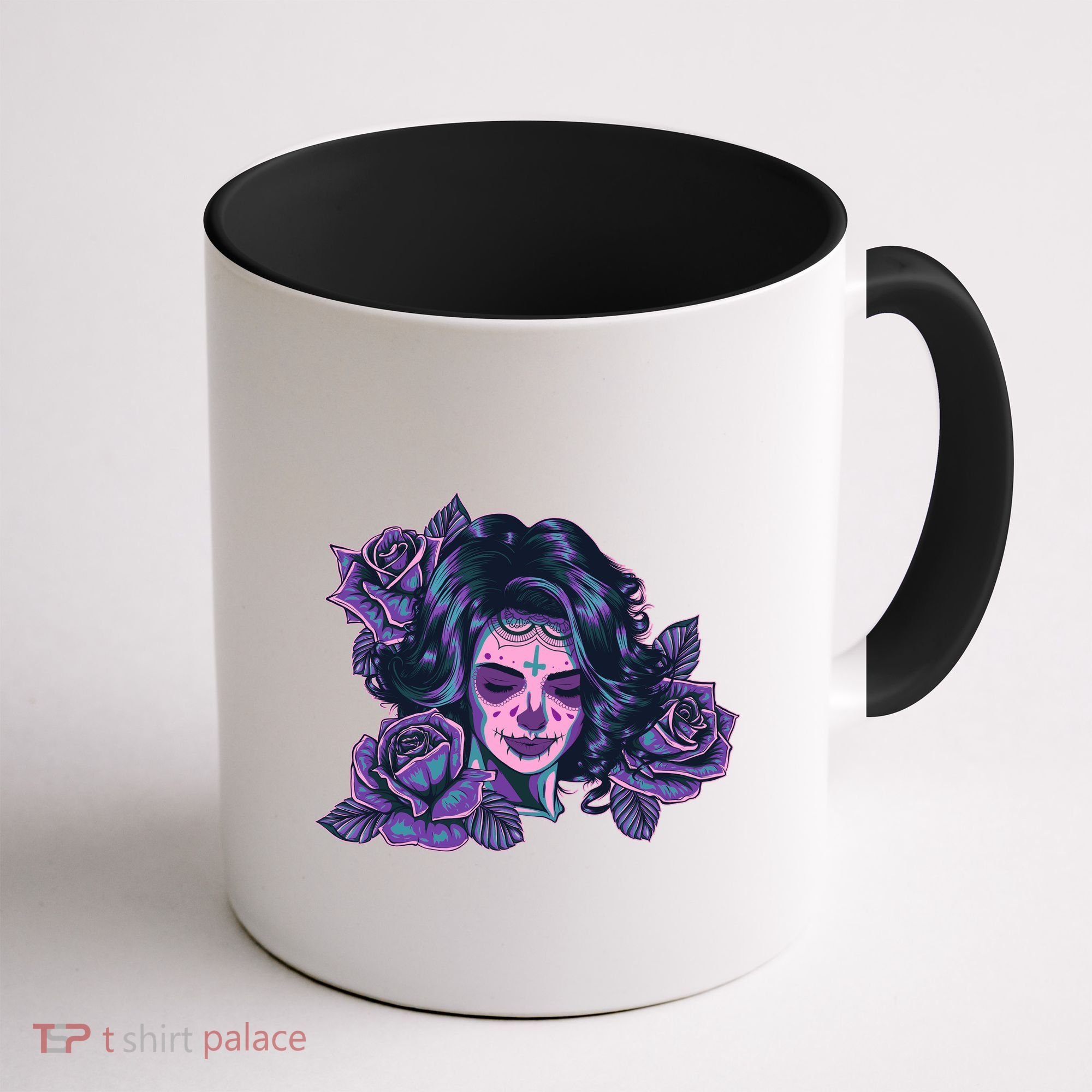 Day Of Dead Dia Los Muertos Sugar Skull Woman Coffee Mug