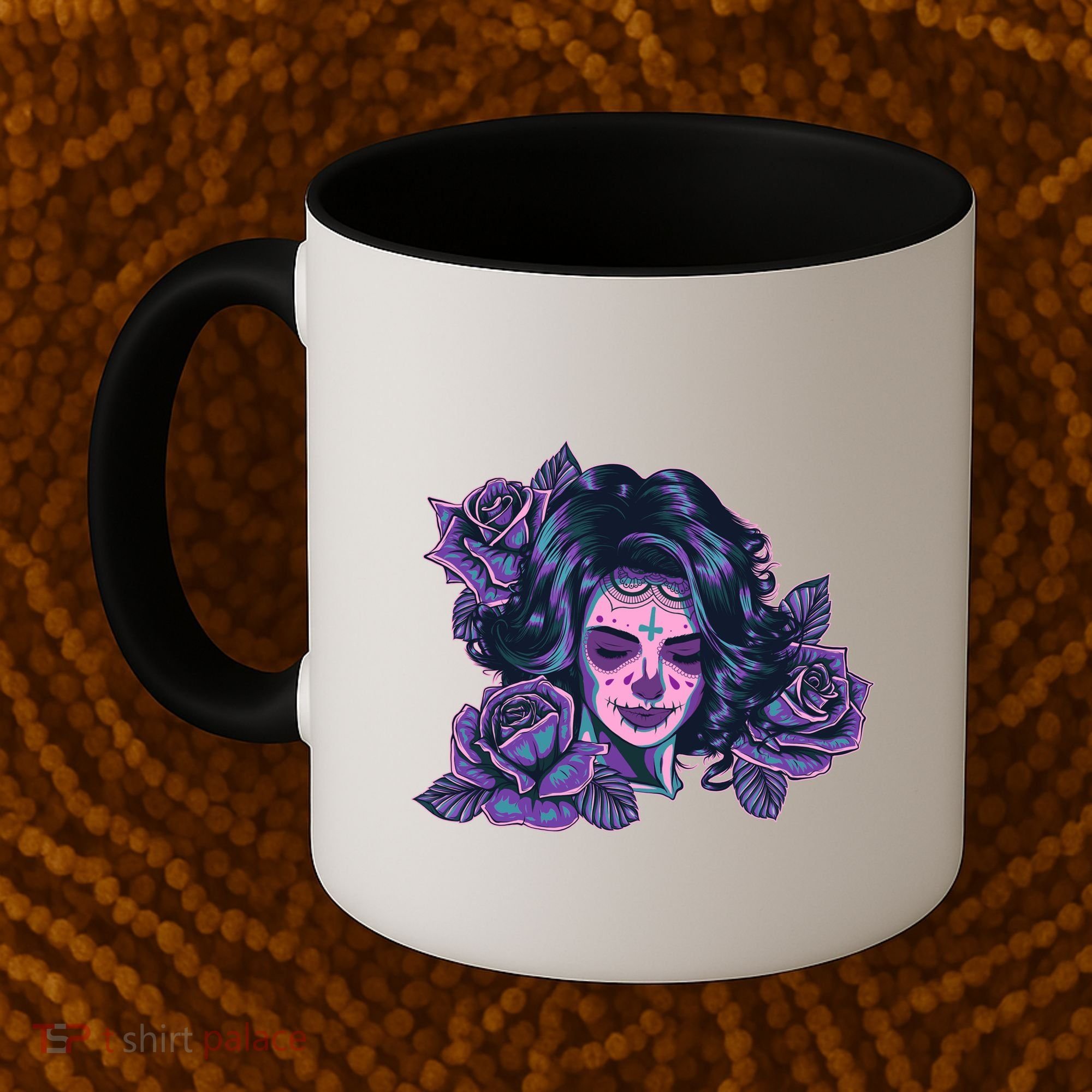 Day Of Dead Dia Los Muertos Sugar Skull Woman Coffee Mug