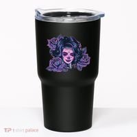 Day Of Dead Dia Los Muertos Sugar Skull Woman Tumbler thumb 0
