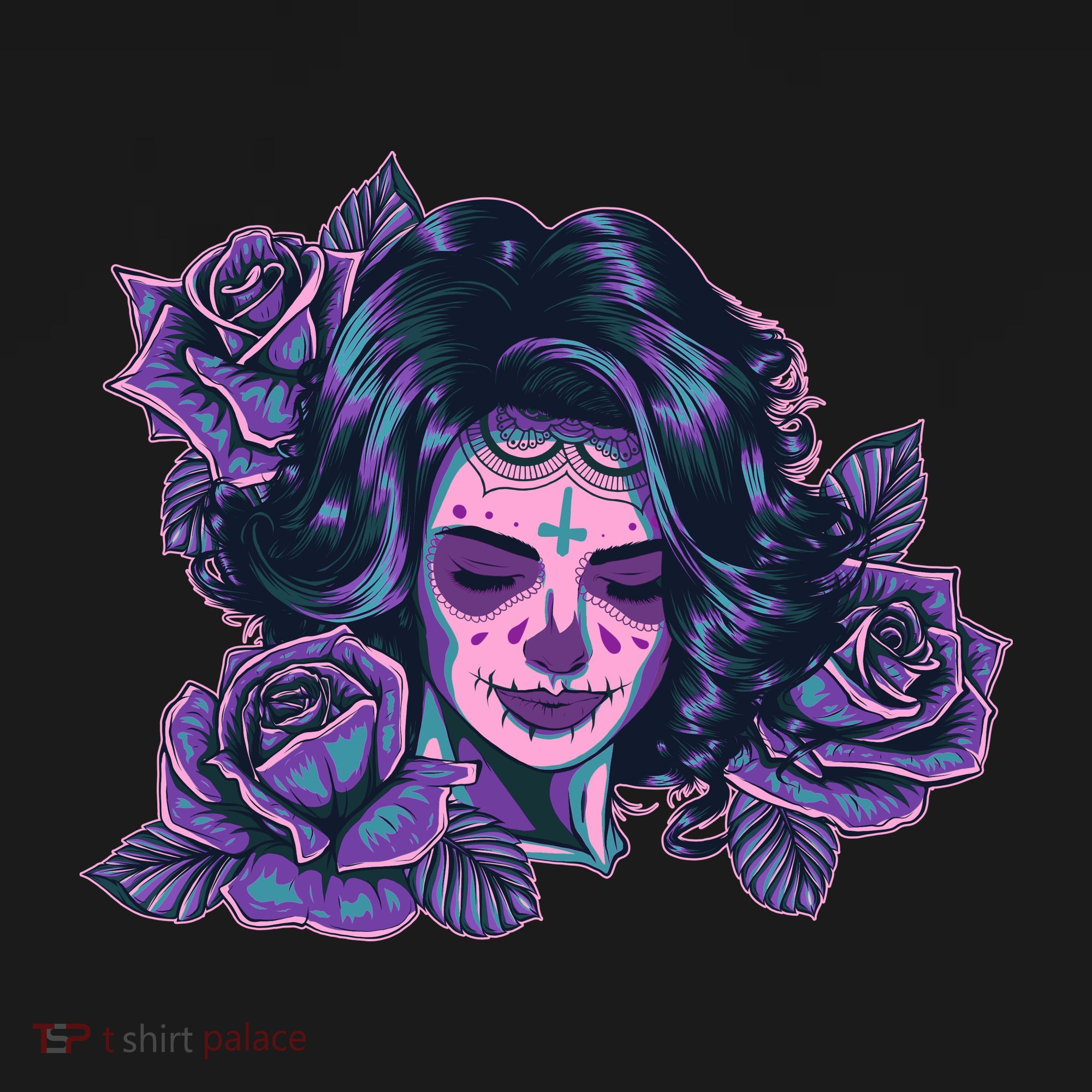 Day Of Dead Dia Los Muertos Sugar Skull Woman Ornament