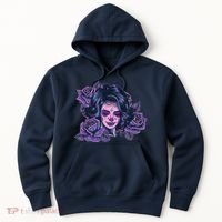 Day Of Dead Dia Los Muertos Sugar Skull Woman Hoodie thumb 0