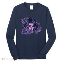 Day Of Dead Dia Los Muertos Sugar Skull Woman Long Sleeve Shirt thumb 0