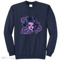 Day Of Dead Dia Los Muertos Sugar Skull Woman Sweatshirt thumb 0
