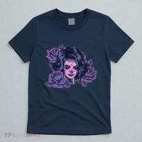 Day Of Dead Dia Los Muertos Sugar Skull Woman T-Shirt thumb 5