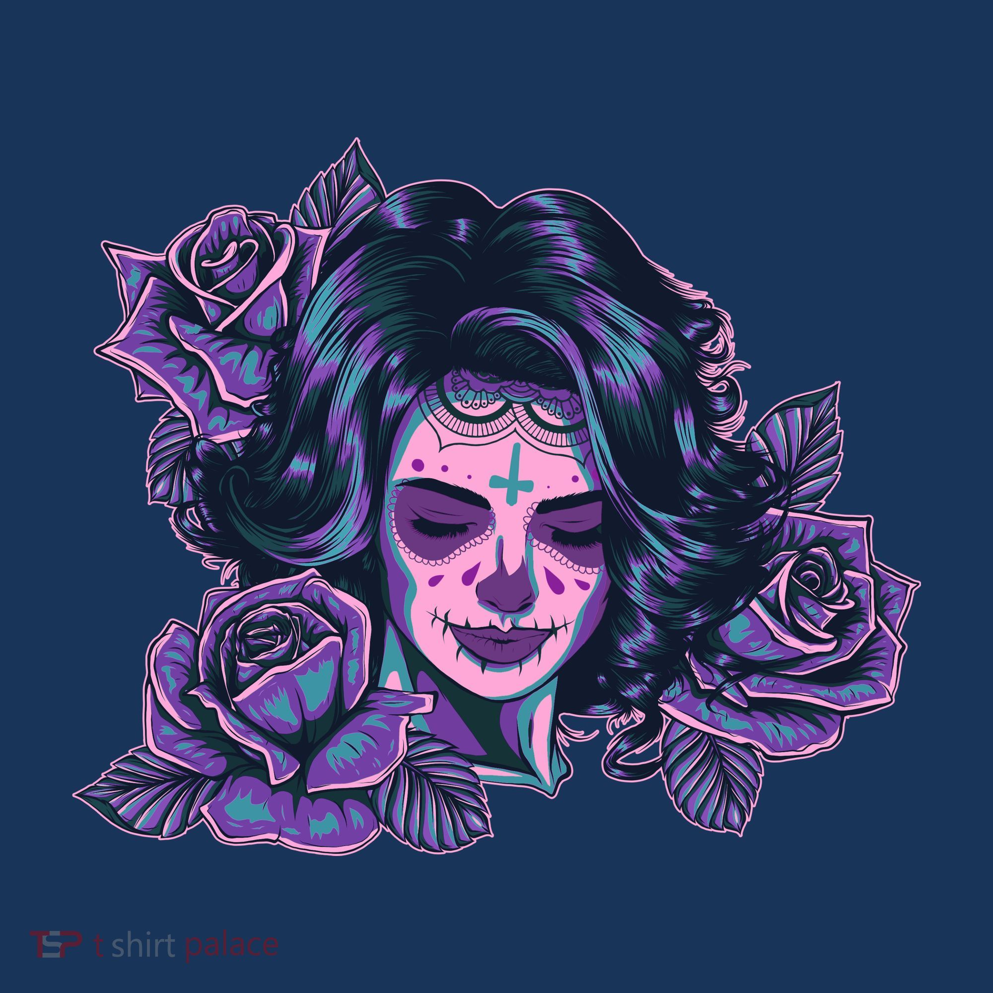 Day Of Dead Dia Los Muertos Sugar Skull Woman Women's Hoodie