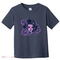 Day Of Dead Dia Los Muertos Sugar Skull Woman Toddler T-Shirt thumb 0