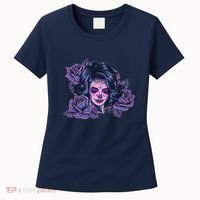 Day Of Dead Dia Los Muertos Sugar Skull Woman Women's T-Shirt thumb 0