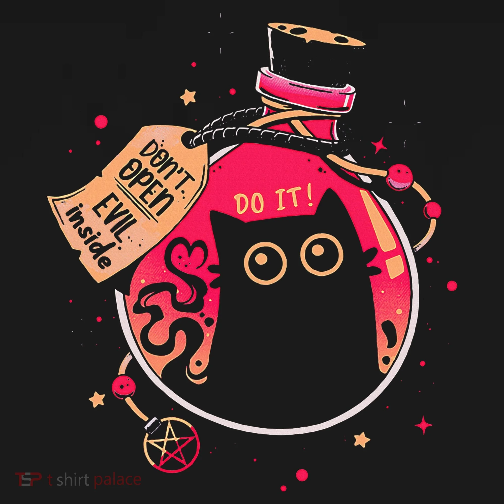 DonT Open Evil Inside Funny Cat Doggie Tank