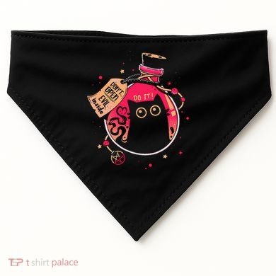 DonT Open Evil Inside Funny Cat USA-Made Doggie Bandana