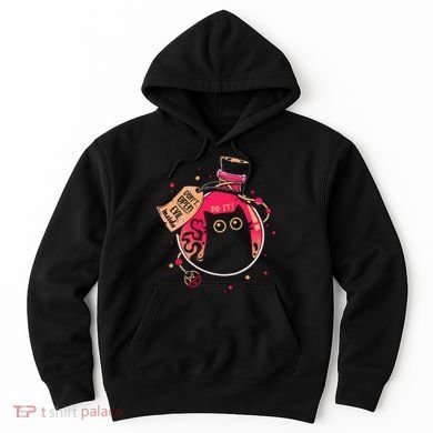 DonT Open Evil Inside Funny Cat Hoodie