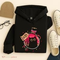 DonT Open Evil Inside Funny Cat Hoodie thumb 4