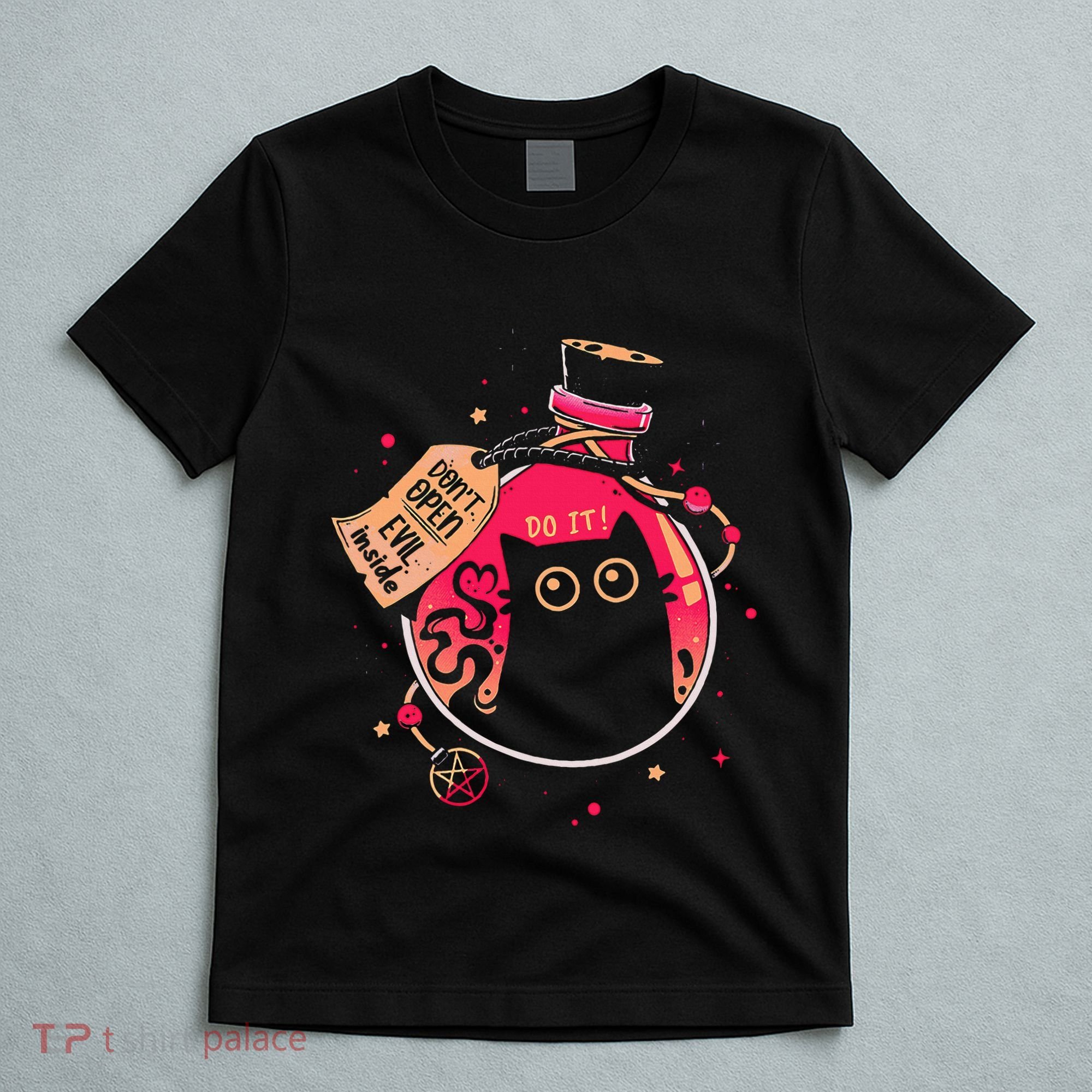 DonT Open Evil Inside Funny Cat T-Shirt