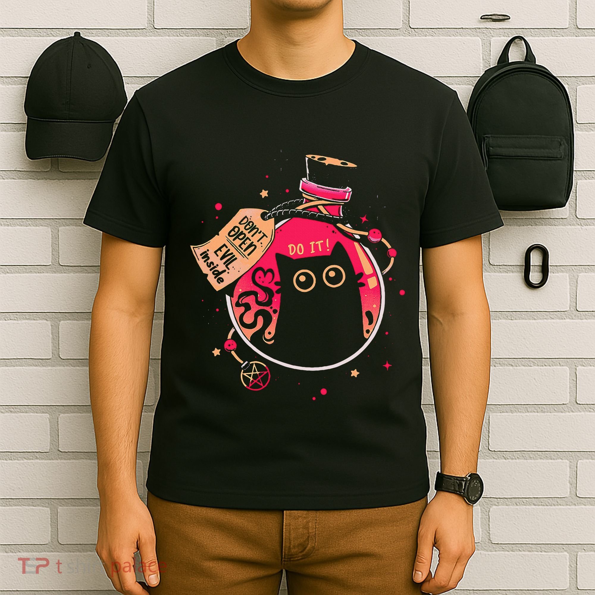 DonT Open Evil Inside Funny Cat T-Shirt