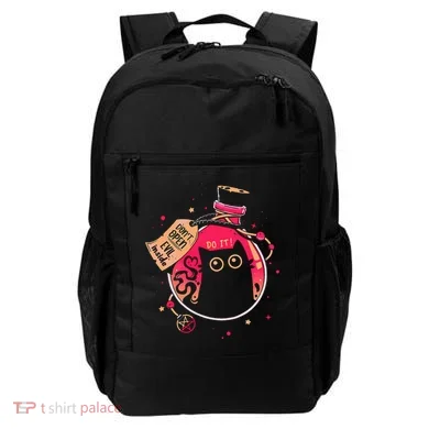 DonT Open Evil Inside Funny Cat Backpack