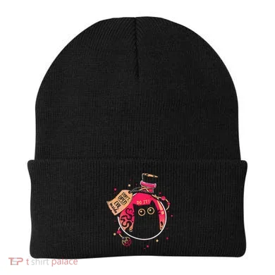 DonT Open Evil Inside Funny Cat Beanie