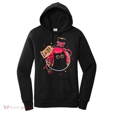 DonT Open Evil Inside Funny Cat Women's Hoodie