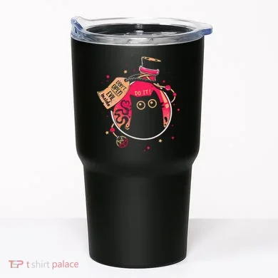 DonT Open Evil Inside Funny Cat Tumbler