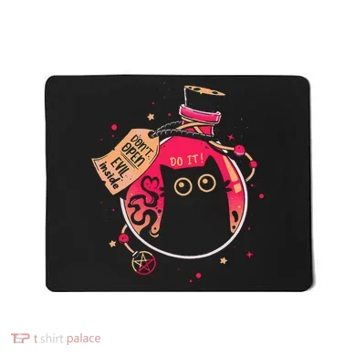 DonT Open Evil Inside Funny Cat Mousepad