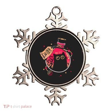 DonT Open Evil Inside Funny Cat Ornament