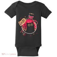 DonT Open Evil Inside Funny Cat Baby Bodysuit thumb 0