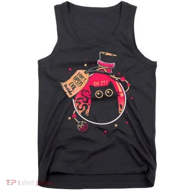DonT Open Evil Inside Funny Cat Tank Top