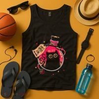 DonT Open Evil Inside Funny Cat Tank Top thumb 4