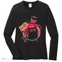 DonT Open Evil Inside Funny Cat Women's Long Sleeve Shirt thumb 0
