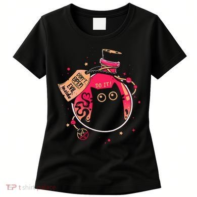 DonT Open Evil Inside Funny Cat Women's T-Shirt