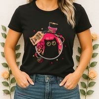 DonT Open Evil Inside Funny Cat Women's T-Shirt thumb 2