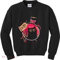 DonT Open Evil Inside Funny Cat Kids Sweatshirt thumb 0