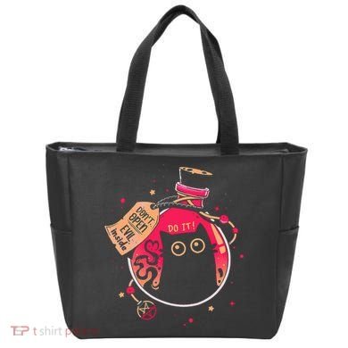 DonT Open Evil Inside Funny Cat Tote Bag