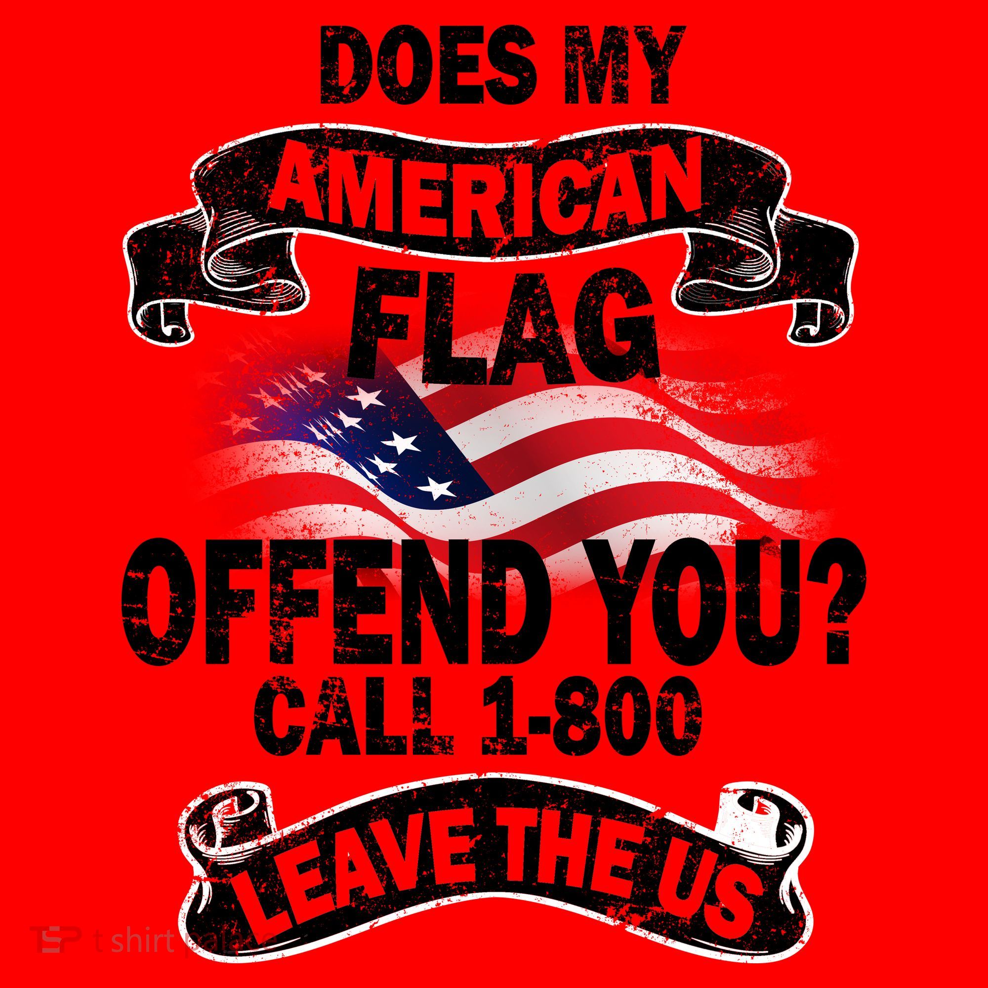Does My American Flag Offend You Call 7-800 Leave Us Alone Santa Hat