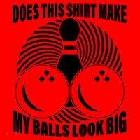 Does This Shirt Make My Balls Look Big Funny Bowling Santa Hat thumb 1