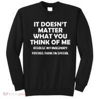 Doesn't Matter Imaginary Friends Think I'm Special Sweatshirt thumb 0