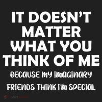 Doesn't Matter Imaginary Friends Think I'm Special Beanie thumb 2