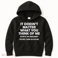 Doesn't Matter Imaginary Friends Think I'm Special Kids Hoodie thumb 0
