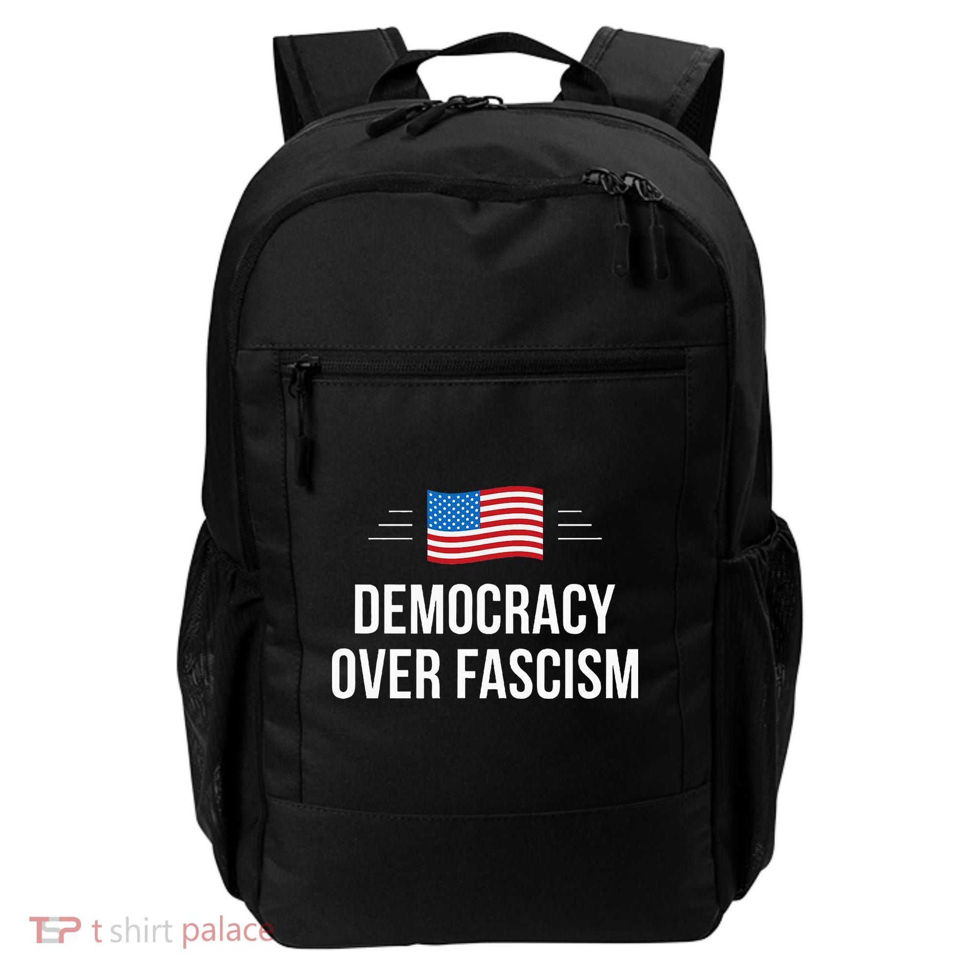 Democracy Over Fascism Backpack