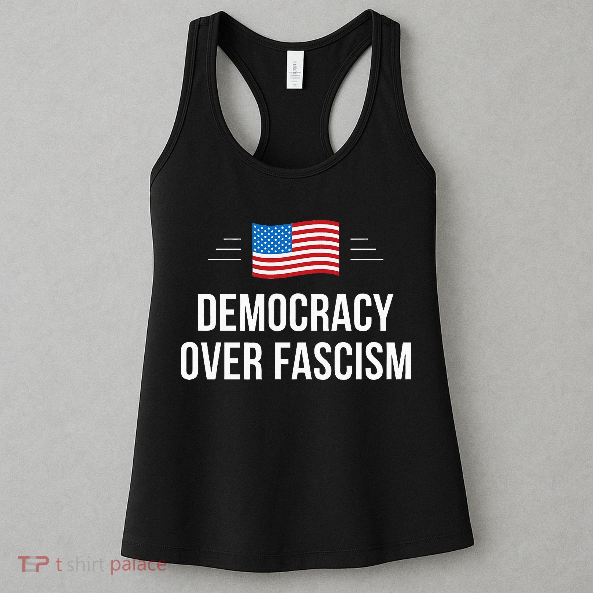 Democracy Over Fascism Women's Tank Top