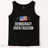 Democracy Over Fascism Tank Top thumb 2