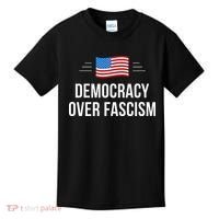Democracy Over Fascism Kids T-Shirt thumb 0